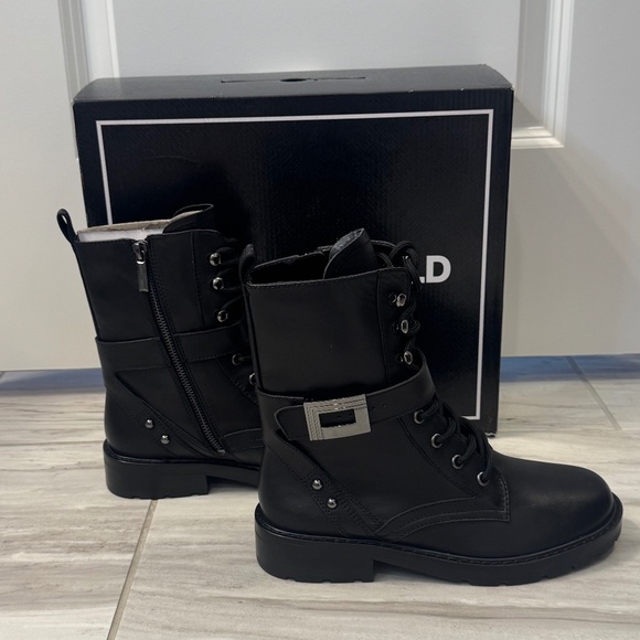 Karl Lagerfeld Shoes - Karl Lagerfeld Black Calf Boots Size 7
